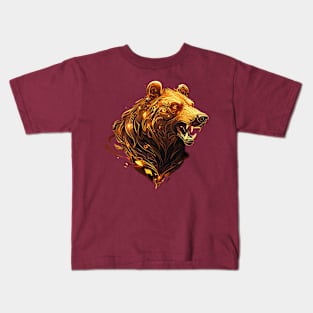 gold bear Kids T-Shirt